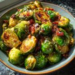 Air Fryer Brussels Sprouts (with Bacon or Olive Oil)