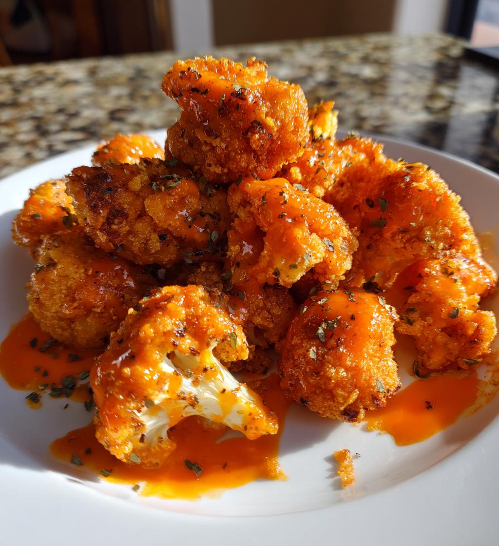 Air Fryer Buffalo Cauliflower Wings