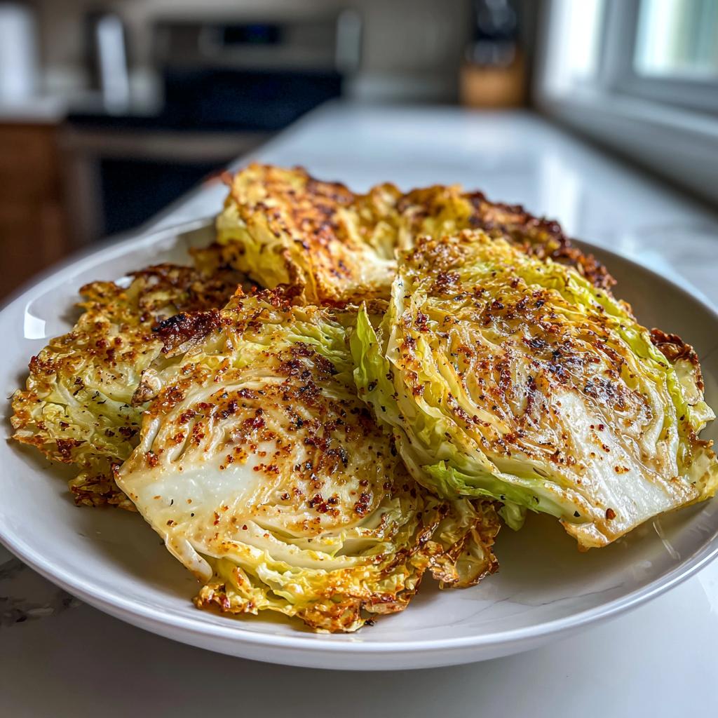 Air Fryer Cabbage Steaks - detail 1