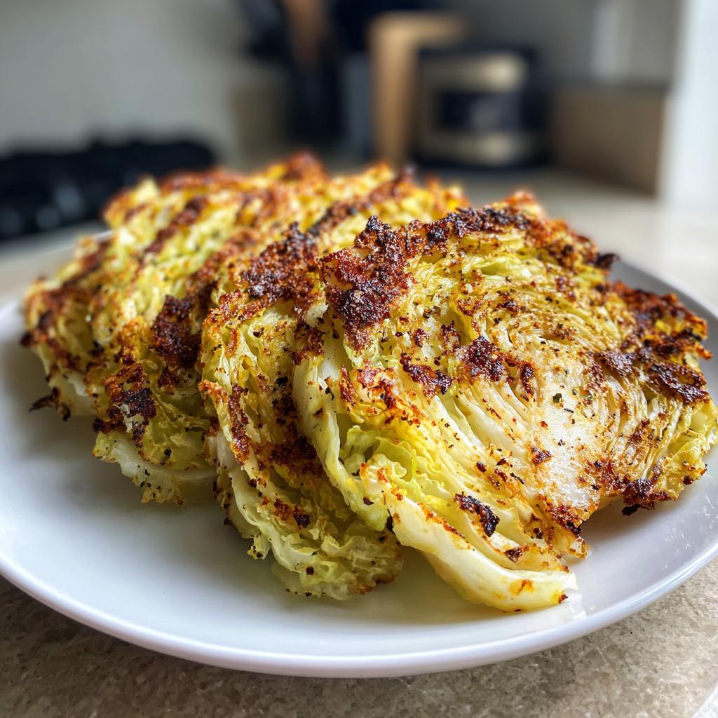 Air Fryer Cabbage Steaks