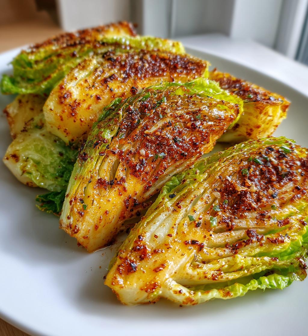 Air Fryer Cabbage Wedges - detail 1