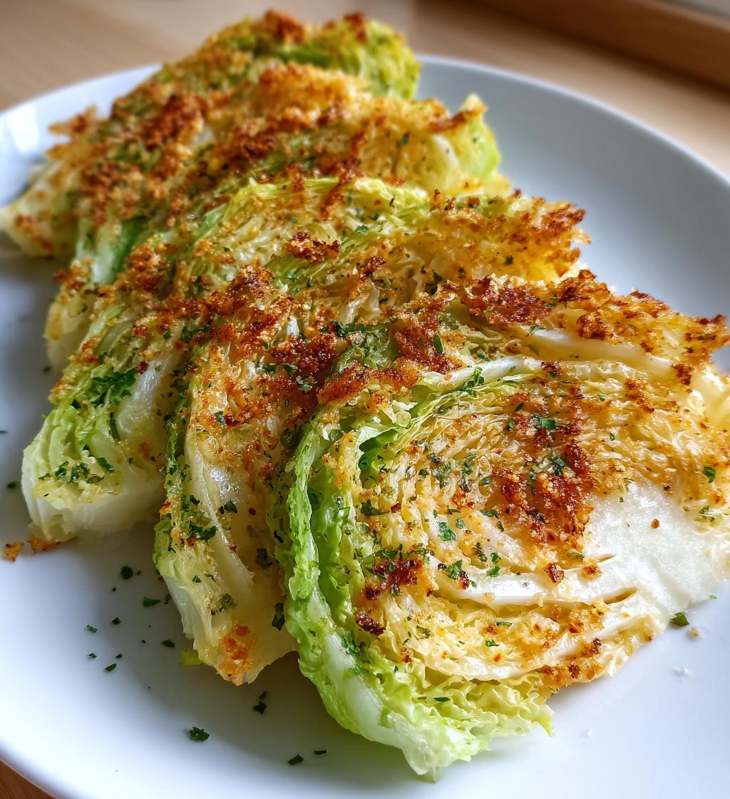 Air Fryer Cabbage Wedges