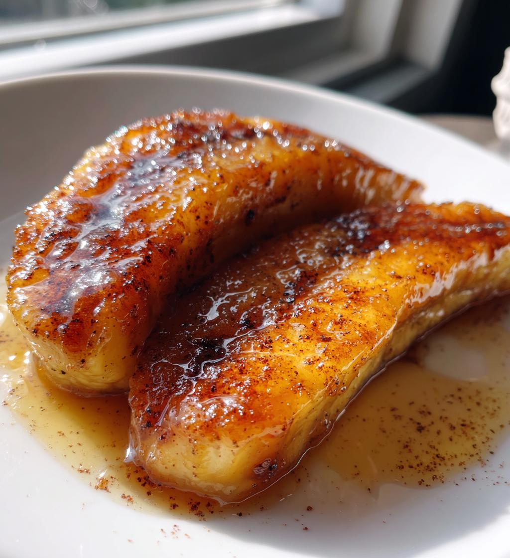 Air Fryer Caramelized Bananas - detail 1