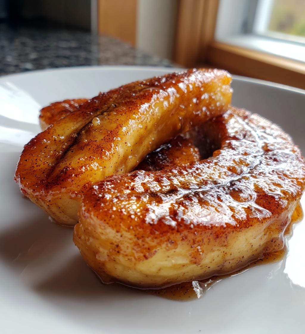 Air Fryer Caramelized Bananas