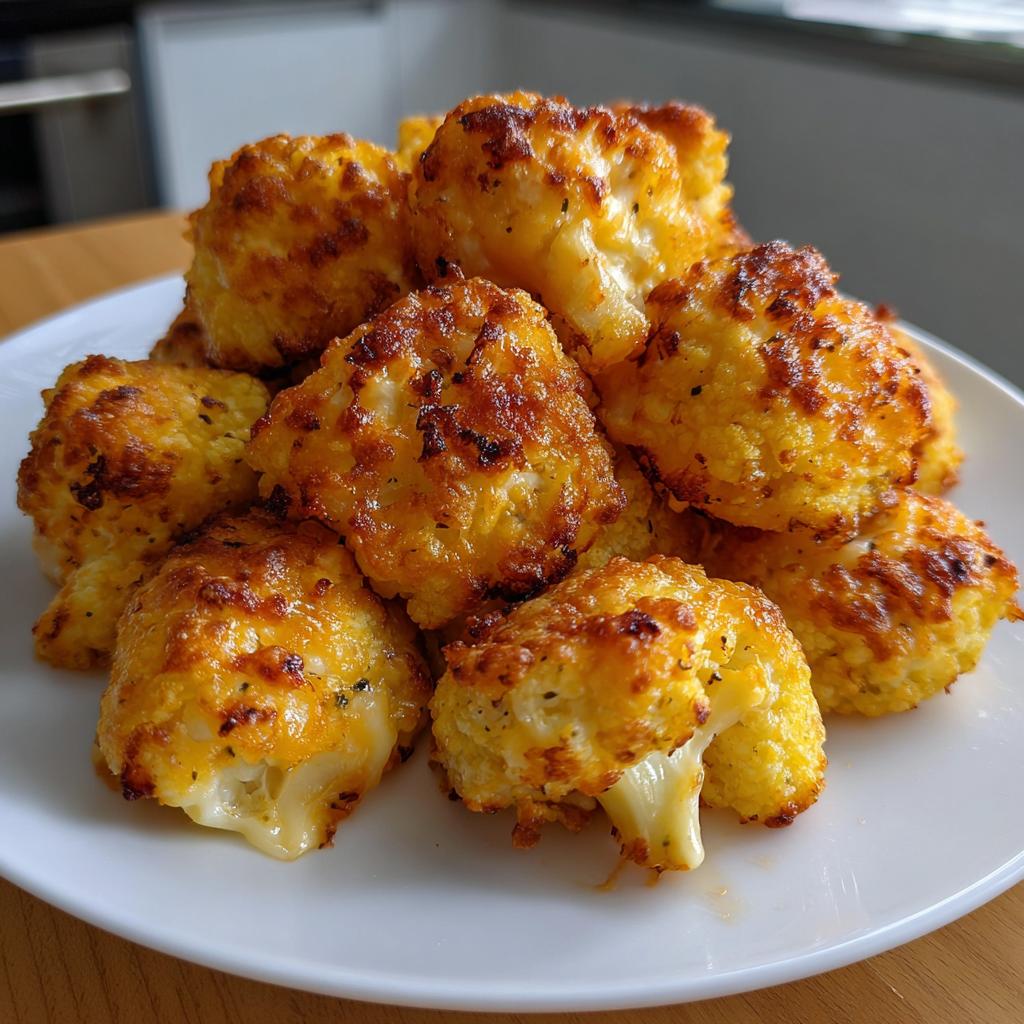 Air Fryer Cauliflower Cheese Bites - detail 1