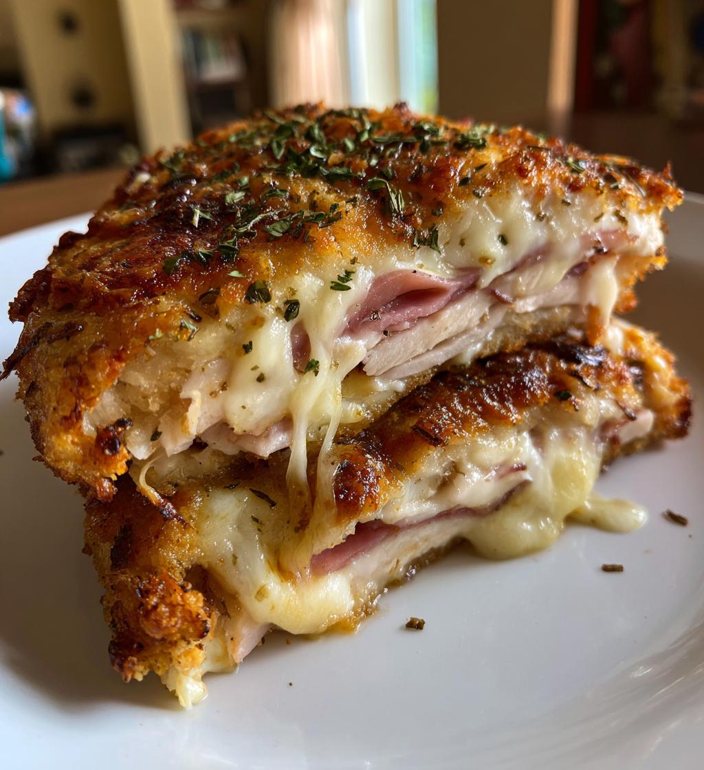 Air Fryer Chicken Cordon Bleu