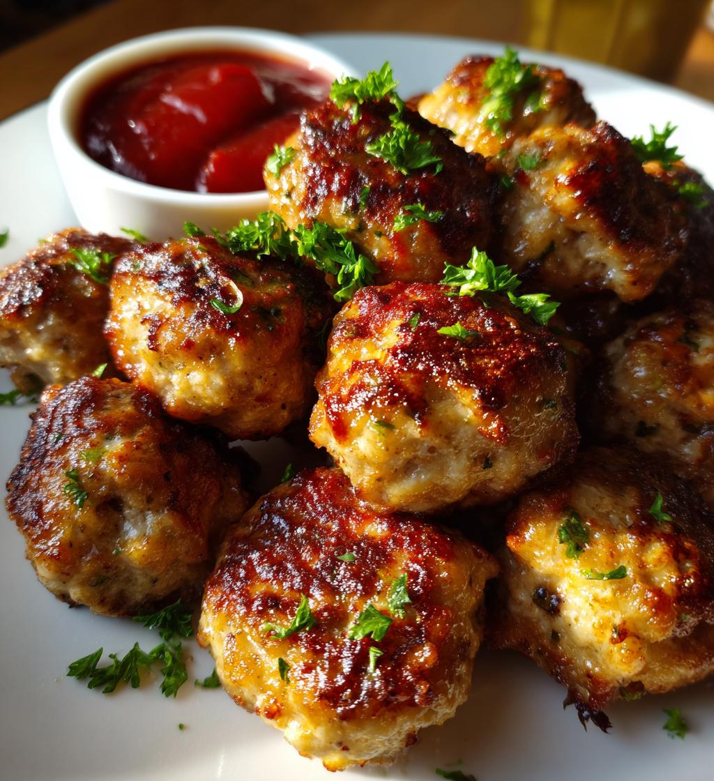 Air Fryer Chicken Meatballs - detail 1
