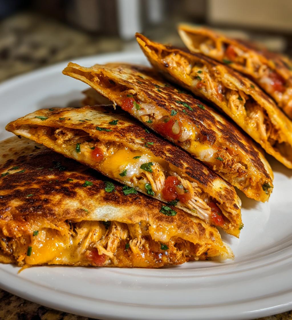 Air Fryer Chicken Quesadilla Bites