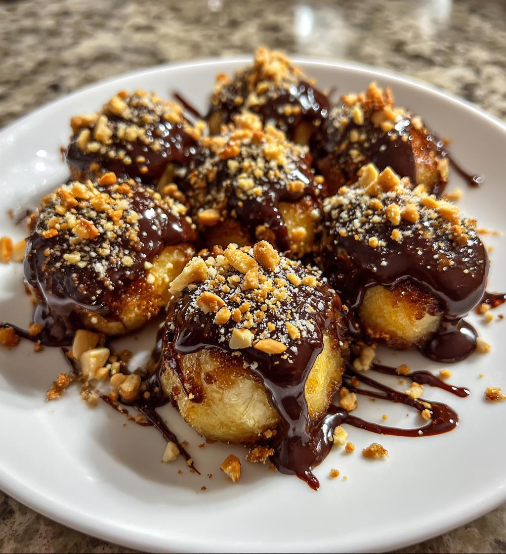 Air Fryer Choco-Banana Bites - detail 1