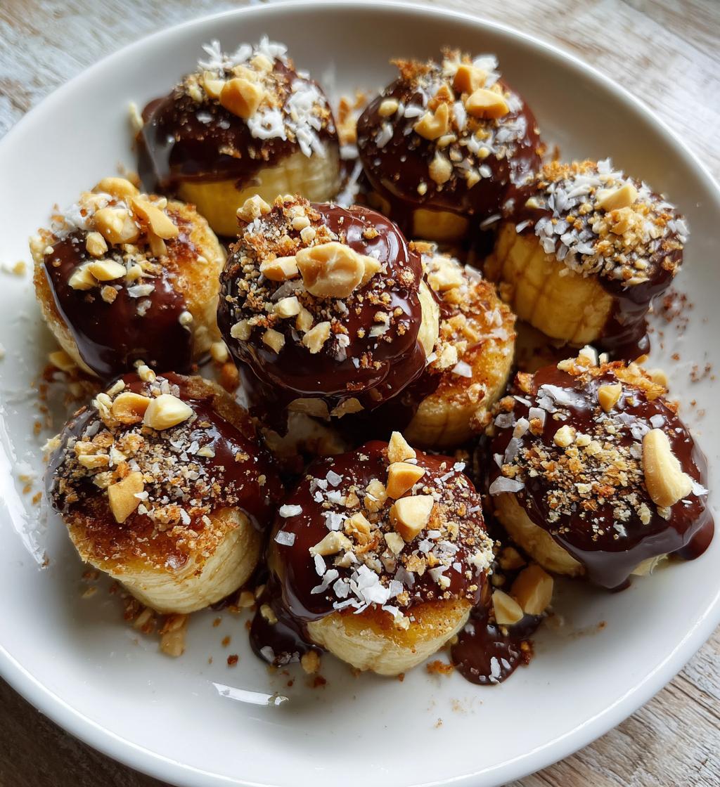 Air Fryer Choco-Banana Bites