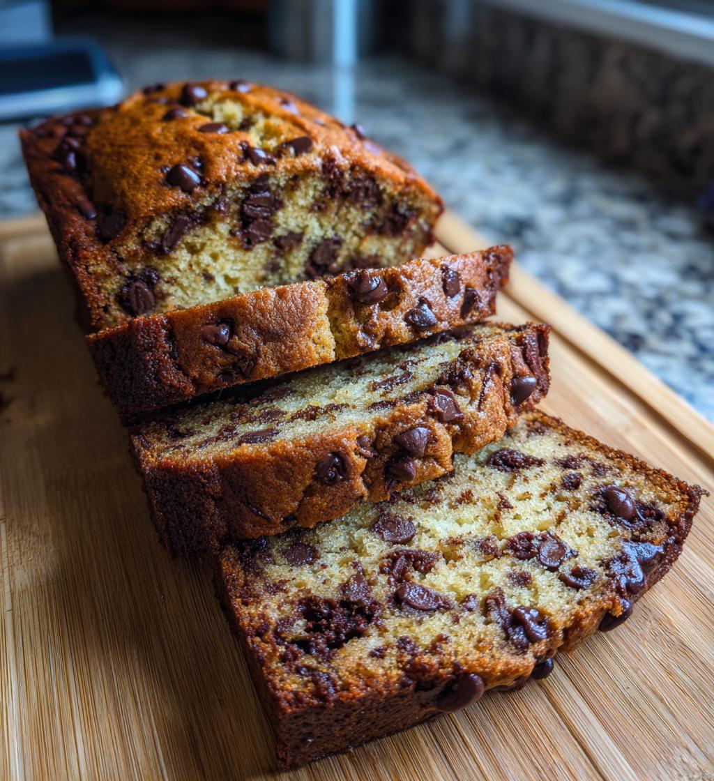 Air Fryer Chocolate Banana Bread