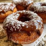 Air Fryer Chocolate Donuts