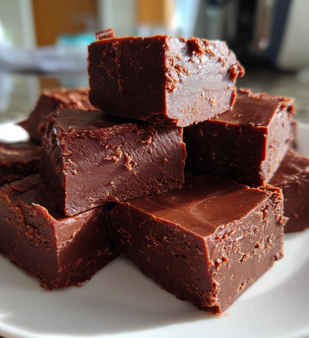 Air Fryer Chocolate Fudge
