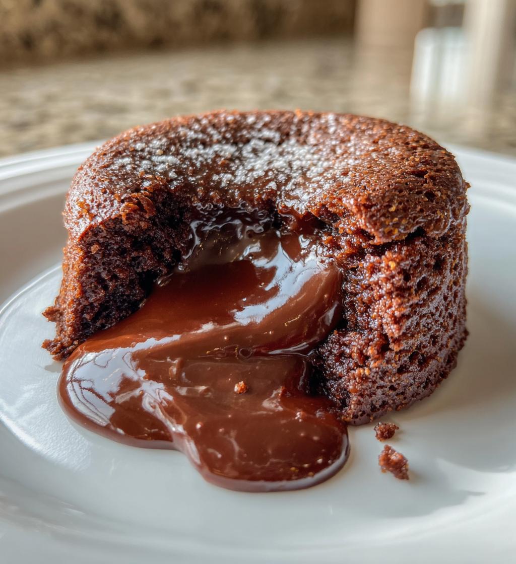 Air Fryer Chocolate Lava Cake