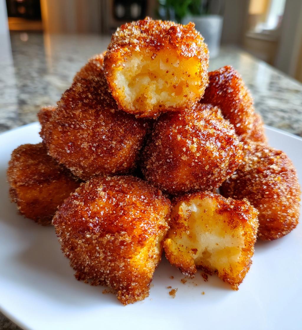 Air Fryer Churro Bites