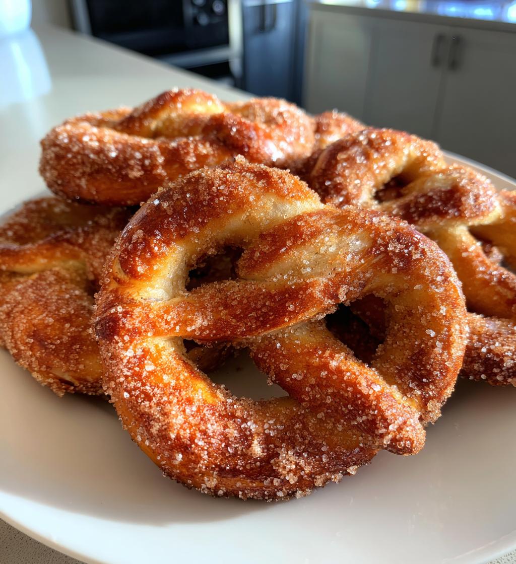 Air Fryer Cinnamon Sugar Pretzels - detail 1