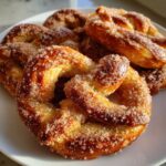 Air Fryer Cinnamon Sugar Pretzels