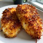 Air Fryer Coconut Crusted Chicken Breast