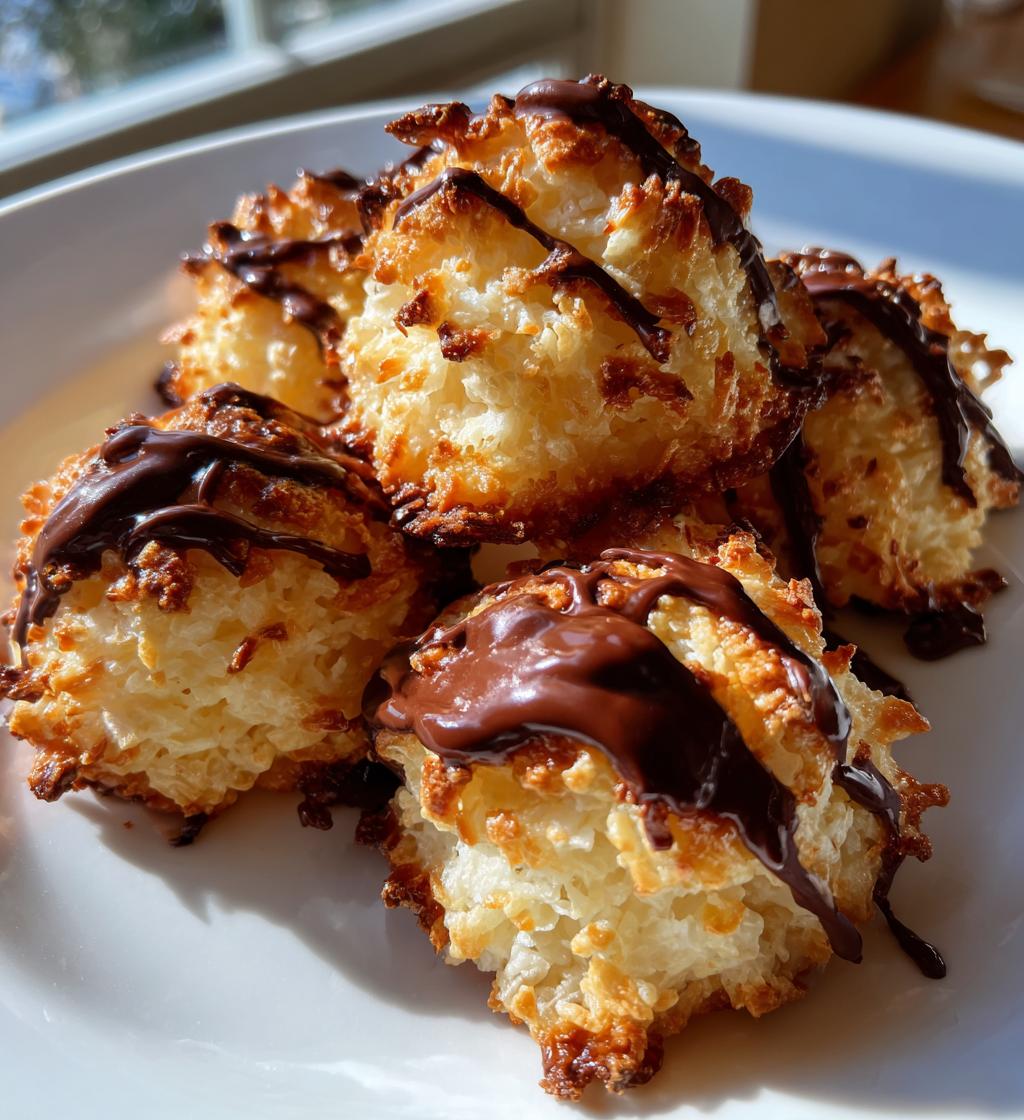 Air Fryer Coconut Macaroons - detail 1