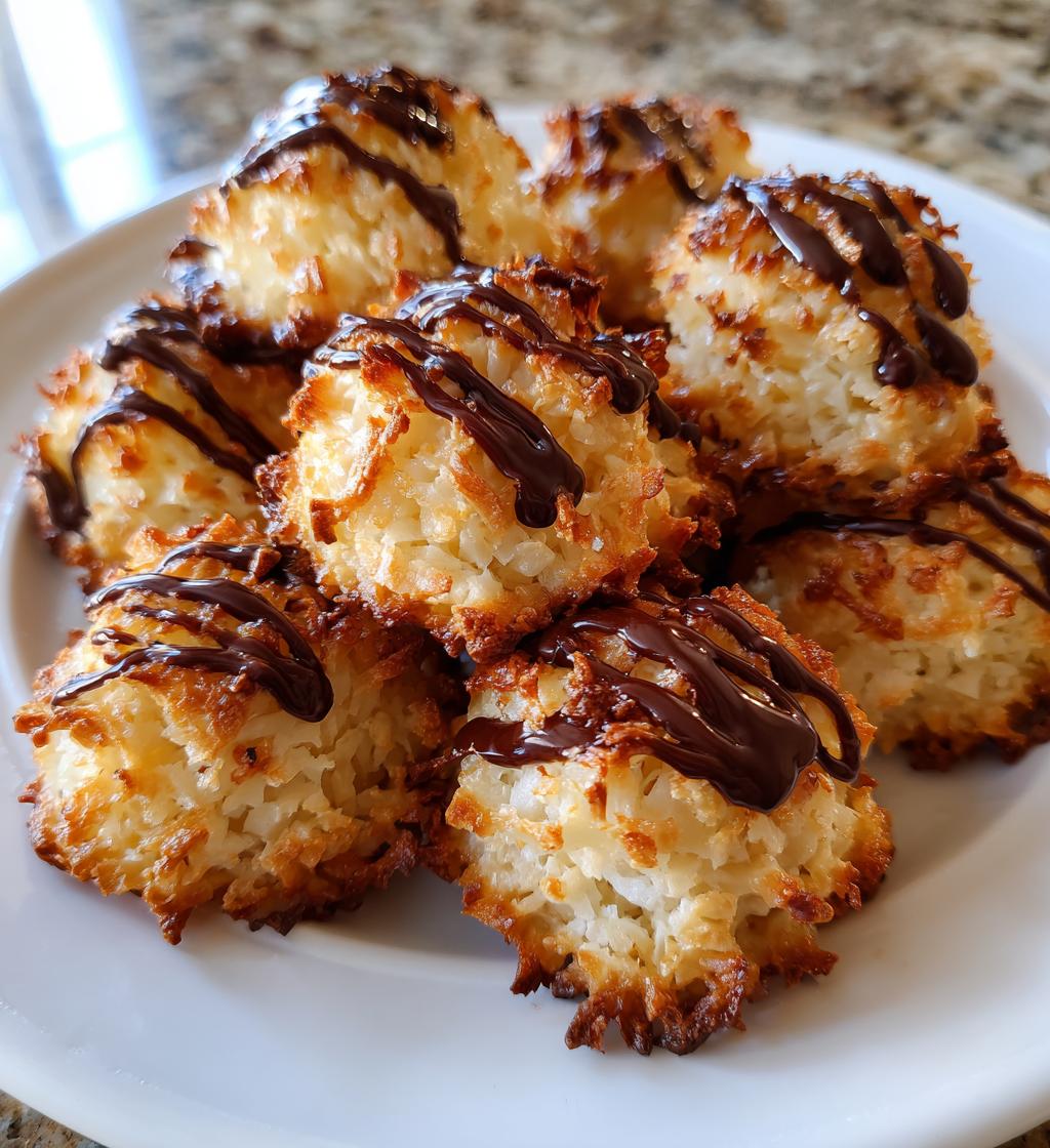 Air Fryer Coconut Macaroons