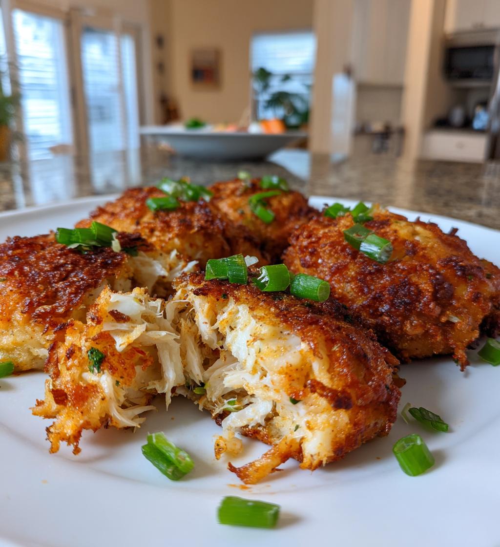 Air Fryer Crab Cakes - detail 1