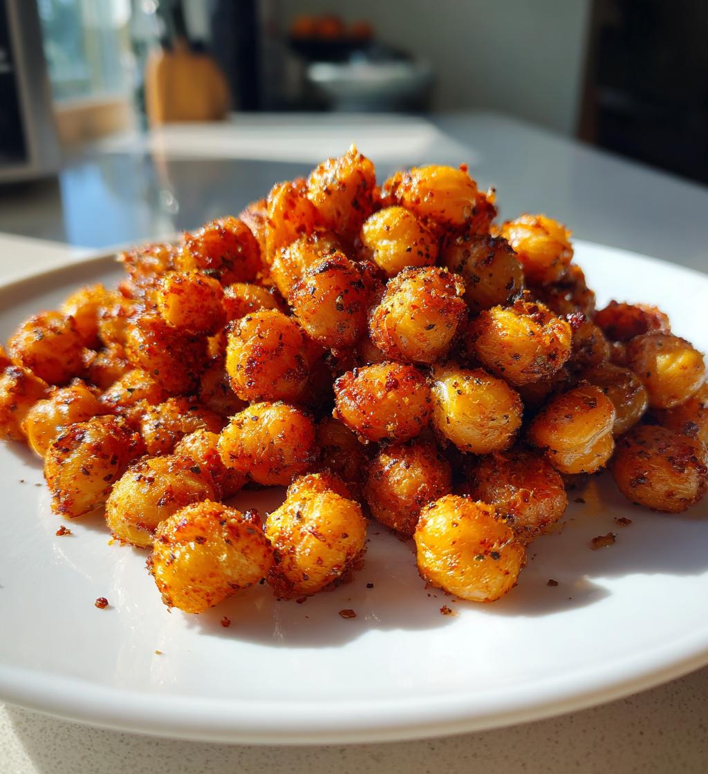 Air Fryer Crispy Chickpeas