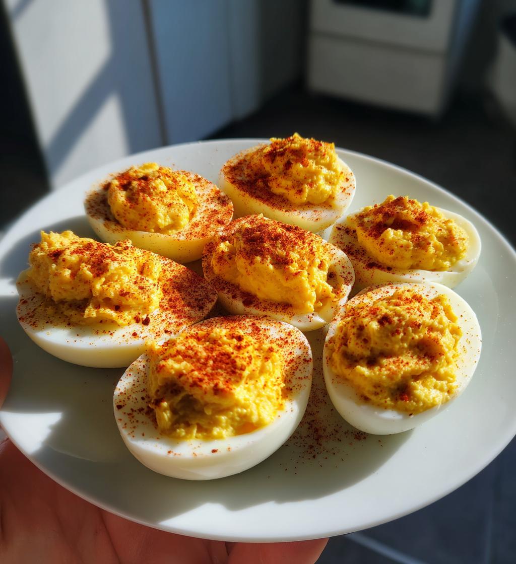 Air Fryer Deviled Eggs (Crispy Outside) - detail 1
