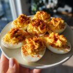 Air Fryer Deviled Eggs (Crispy Outside)