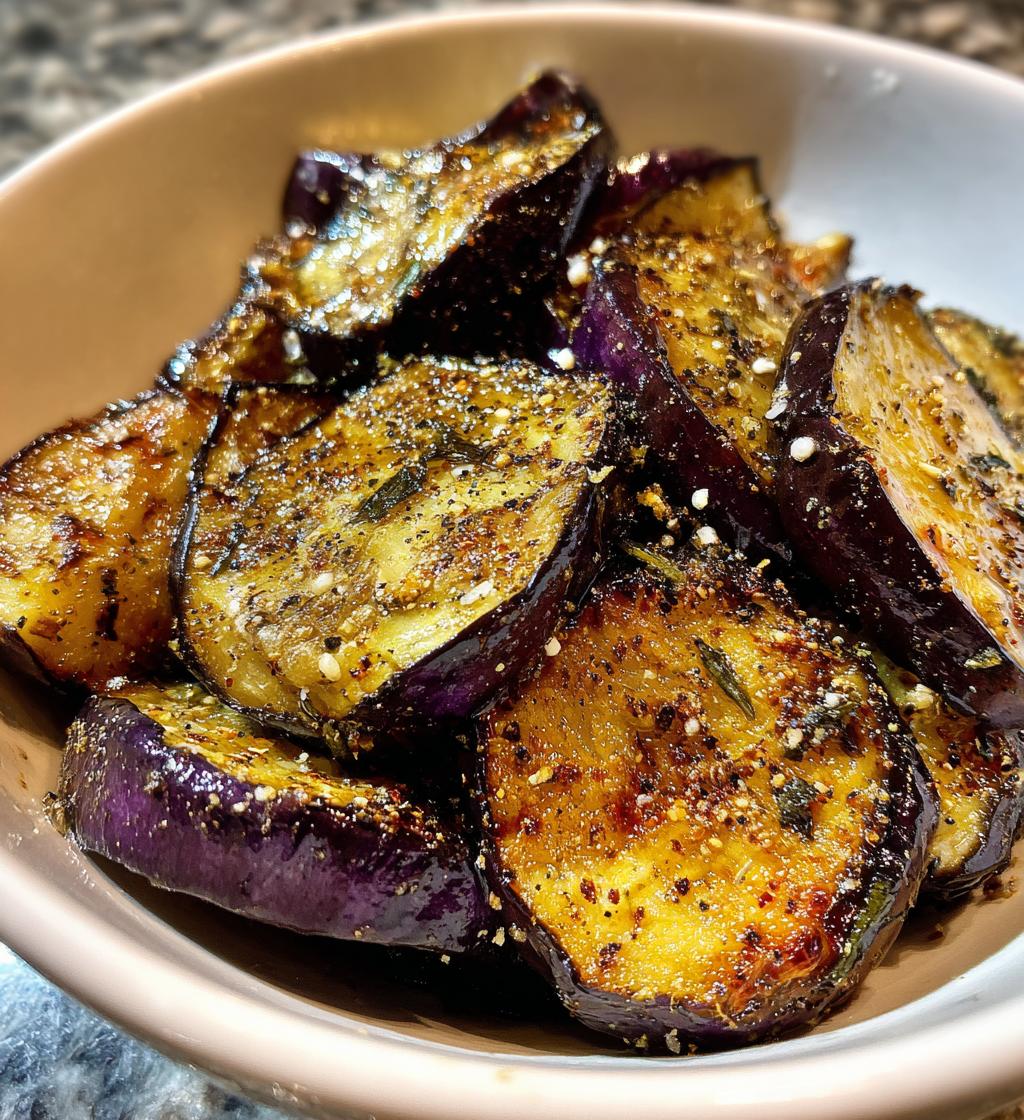 Air Fryer Eggplant (No Breading)