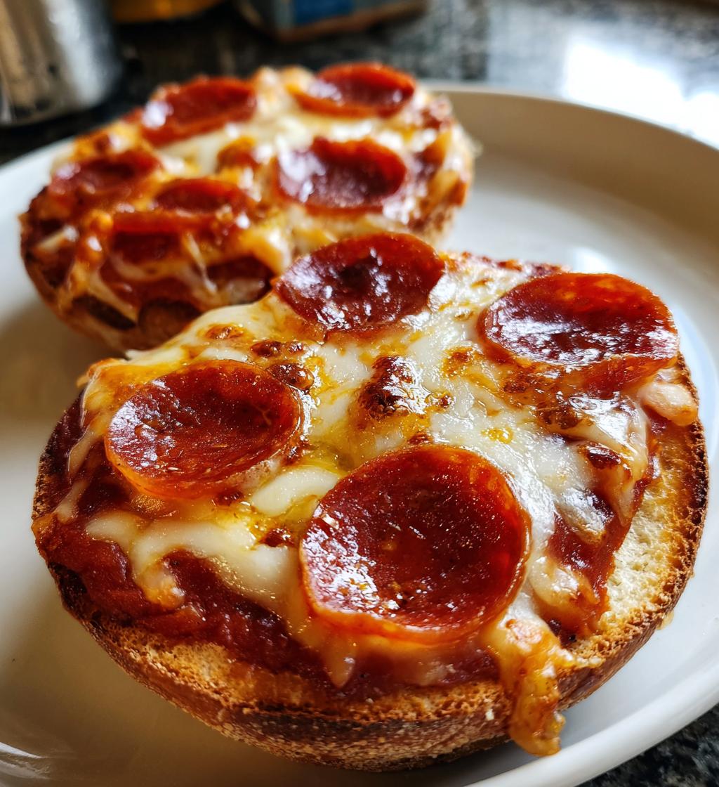 Air Fryer English Muffin Pizzas - detail 1