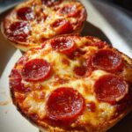 Air Fryer English Muffin Pizzas