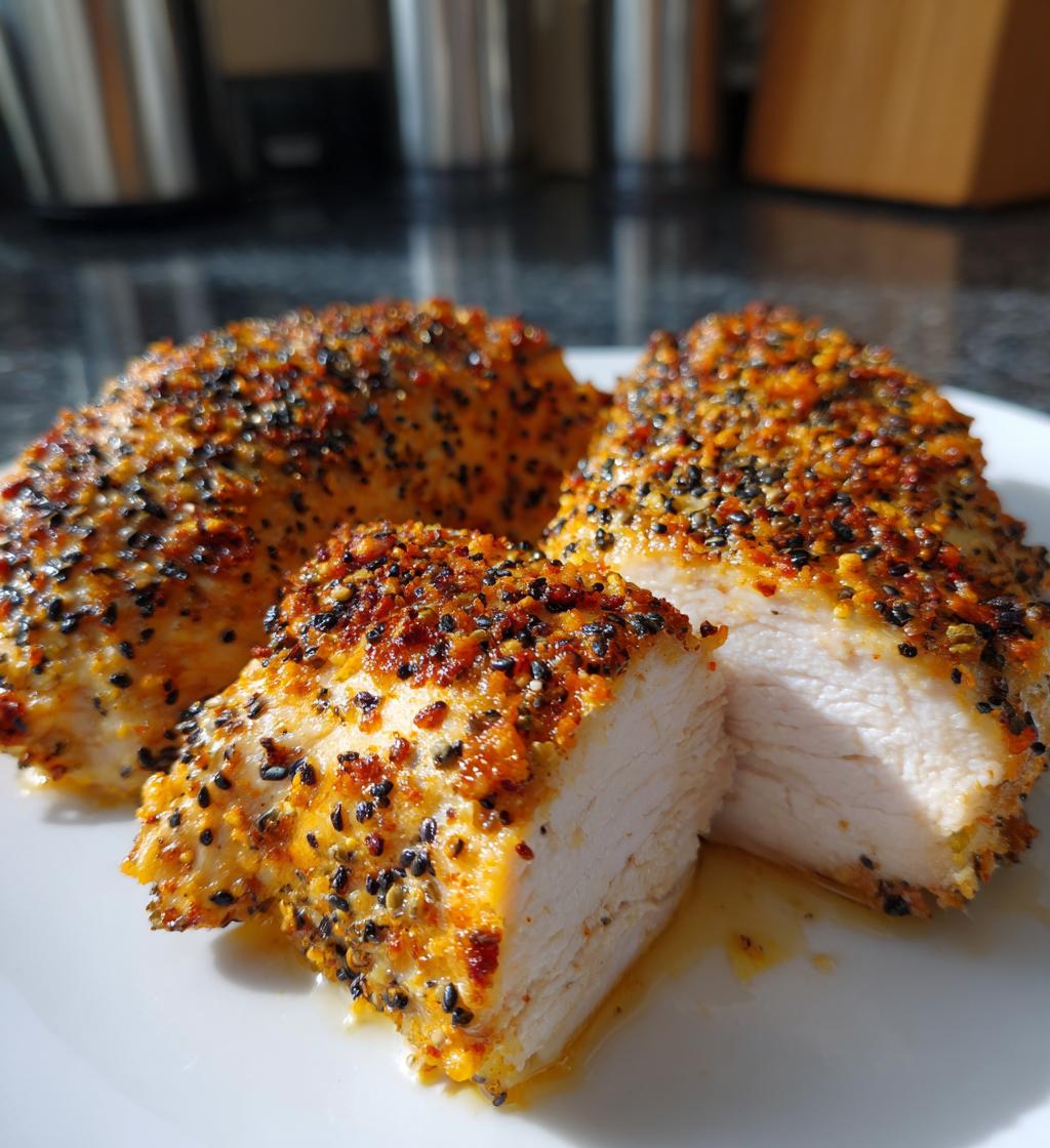 Air Fryer Everything Bagel Chicken fillet