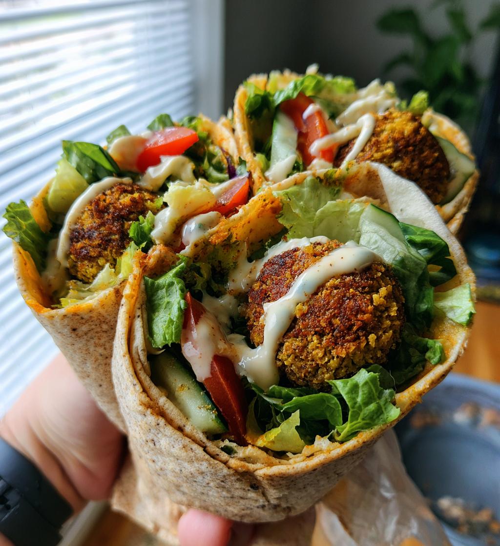 Air Fryer Falafel Wrap Bites - detail 1