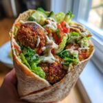 Air Fryer Falafel Wrap Bites