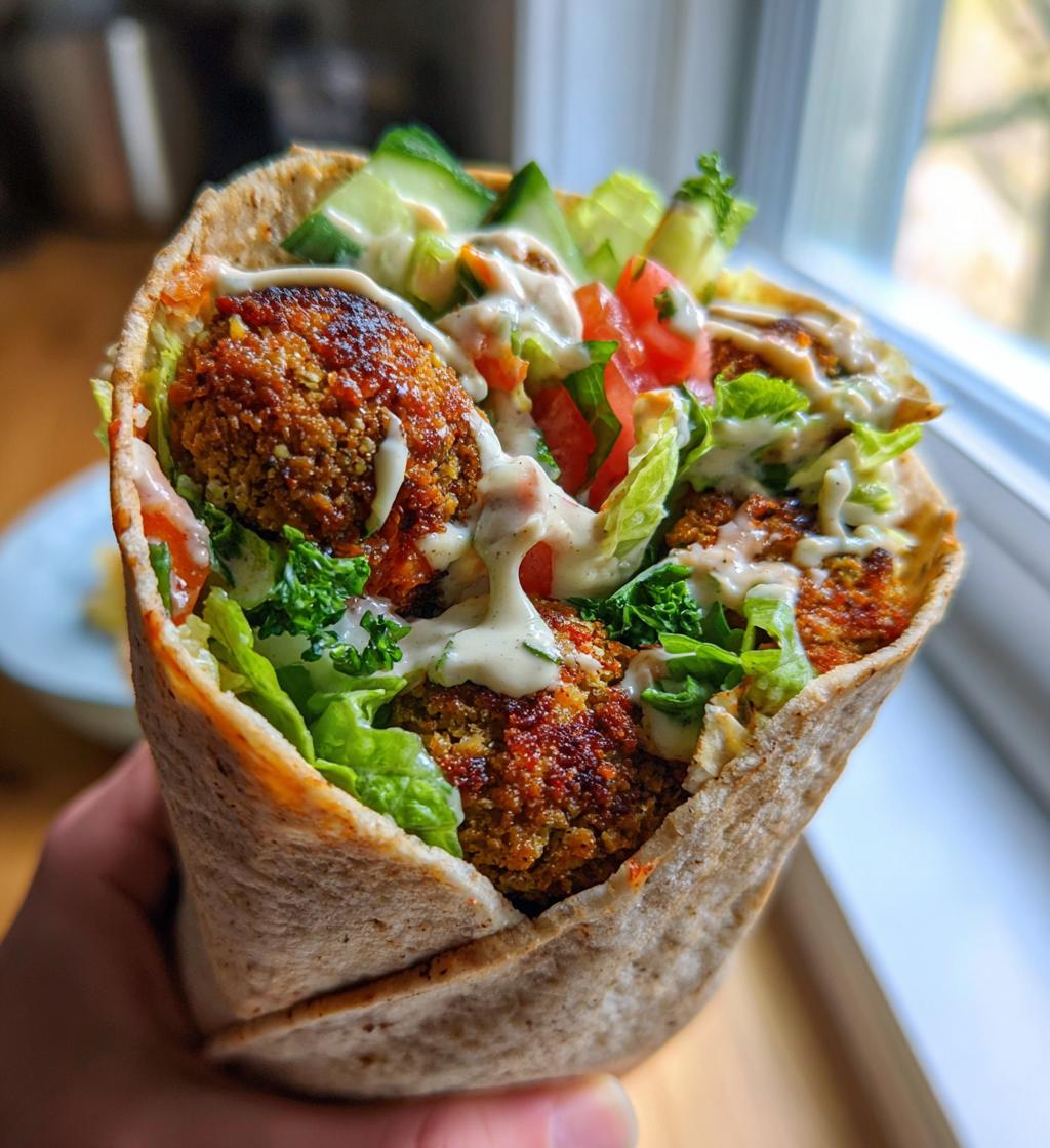Air Fryer Falafel Wrap Bites