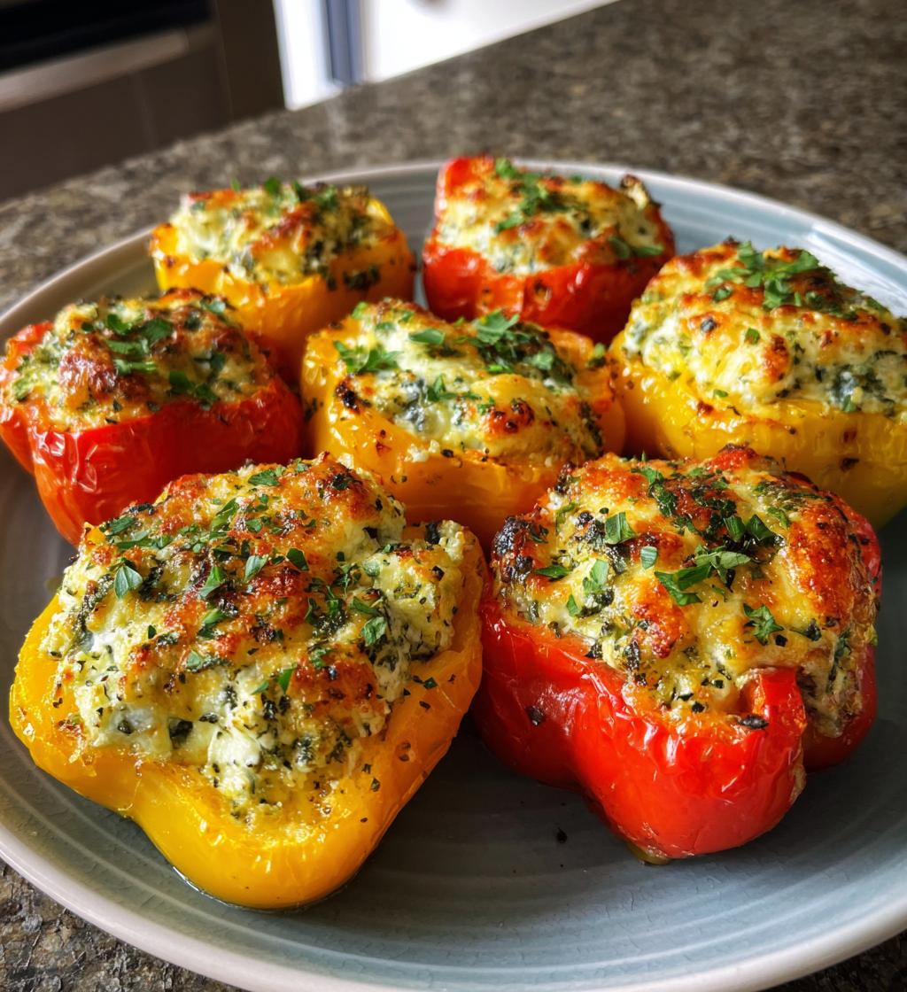 Air Fryer Feta Stuffed Mini Peppers - detail 1
