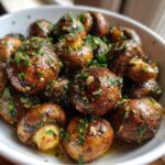 Air Fryer Garlic Mushrooms