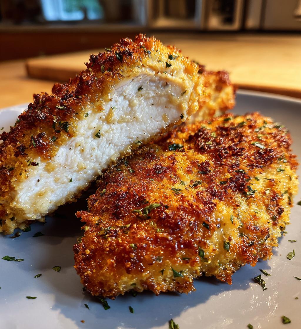 Air Fryer Garlic Parmesan Crusted Chicken Breast - detail 1