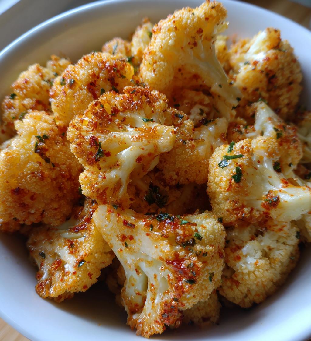 Air Fryer Garlic Roasted Cauliflower - detail 1