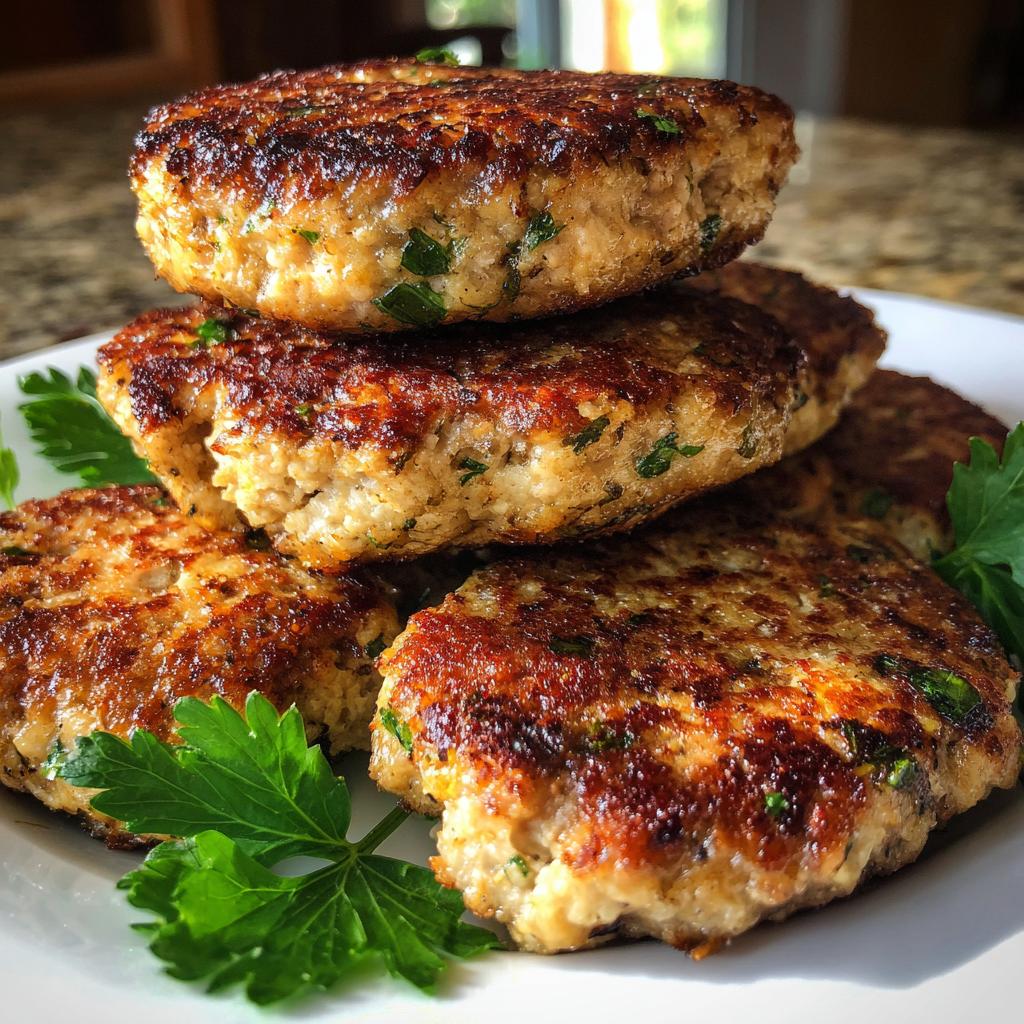 Air Fryer Ground Chicken Patties - detail 1