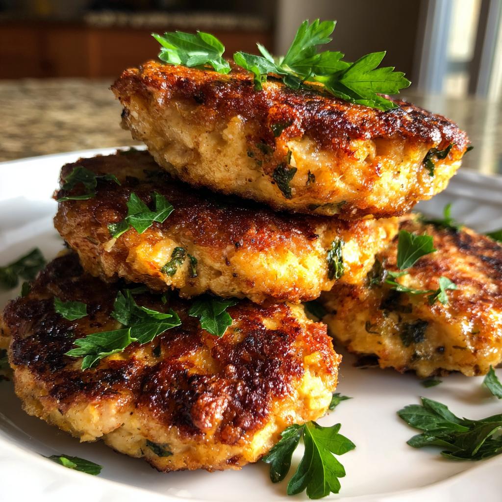 Air Fryer Ground Chicken Patties