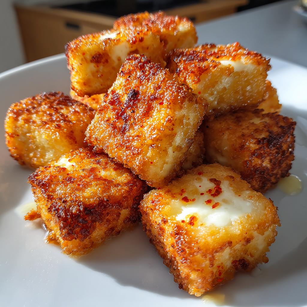 Air Fryer Halloumi Cheese Bites - detail 1
