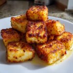 Air Fryer Halloumi Cheese Bites