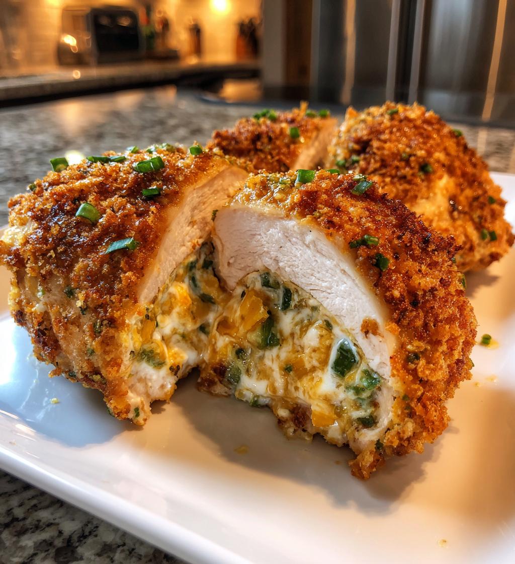 Air Fryer Jalapeño Popper Stuffed Chicken Breast - detail 1
