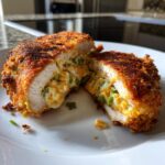 Air Fryer Jalapeño Popper Stuffed Chicken fillet