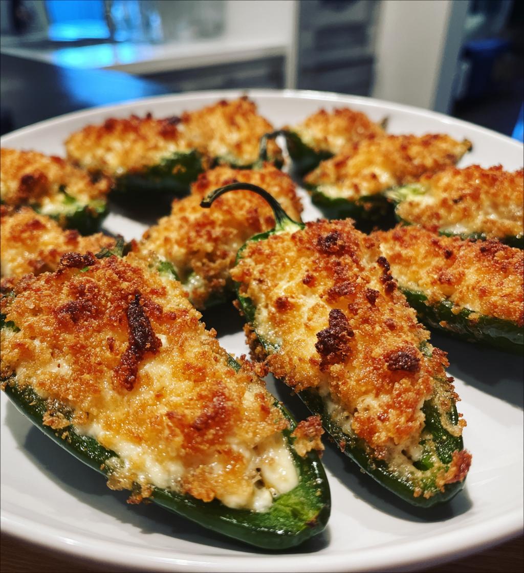 Air Fryer Jalapeño Poppers (Vegetarian)