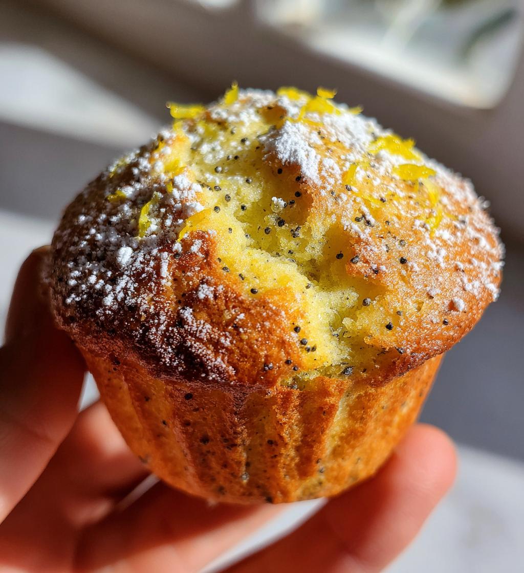 Air Fryer Lemon Poppy Seed Muffins