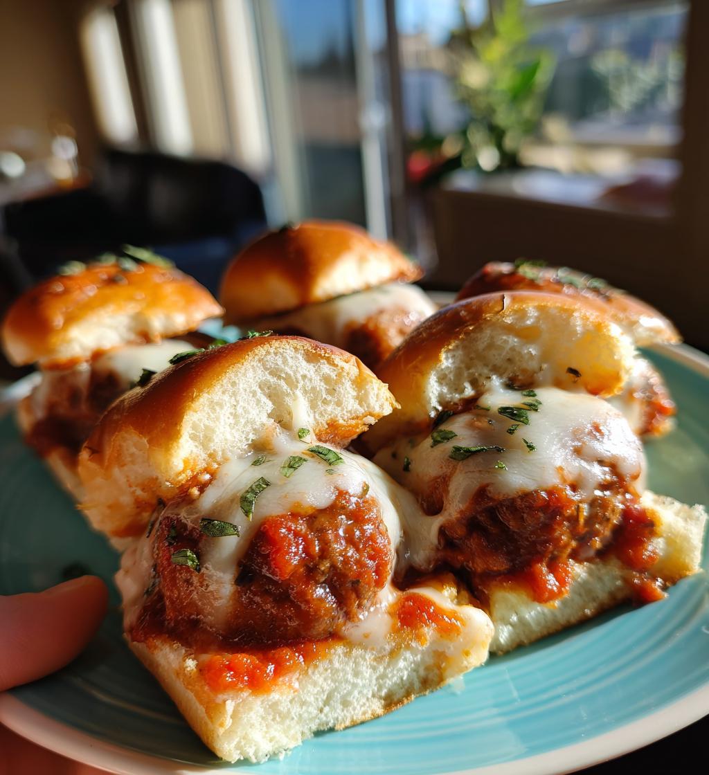 Air Fryer Meatball Sliders - detail 1