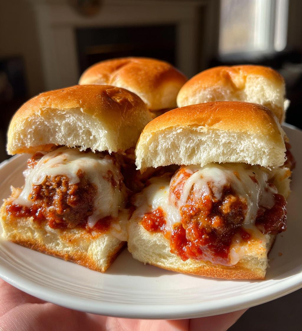 Air Fryer Meatball Sliders