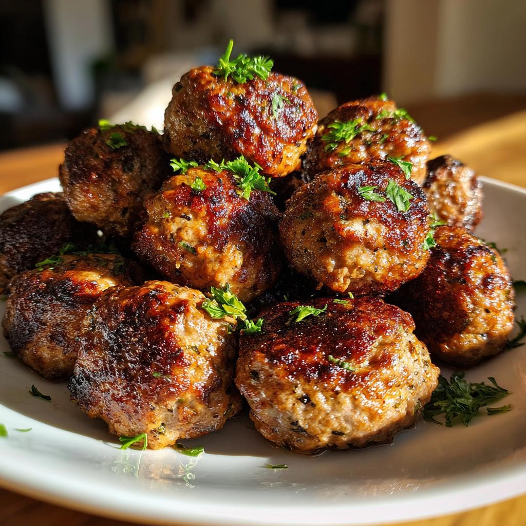 Air Fryer Meatballs - detail 1